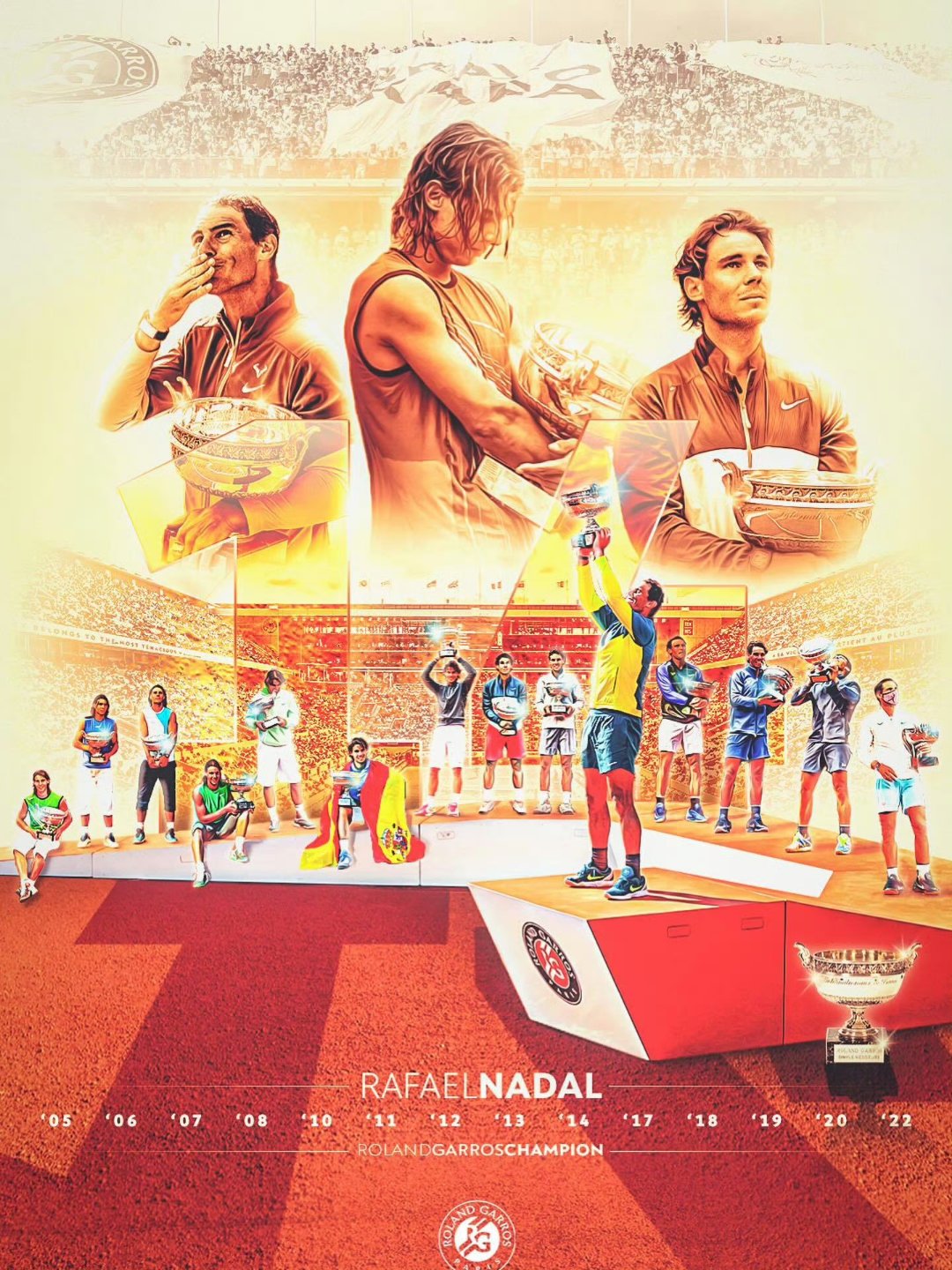 法国网球队绝地反击欧洲网球队，纳达尔统治全场的简单介绍